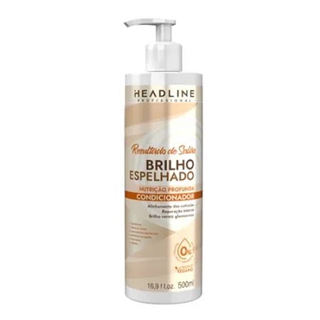 CONDICIONADOR BRILHO ESPELHADO 500ML HEADLINE