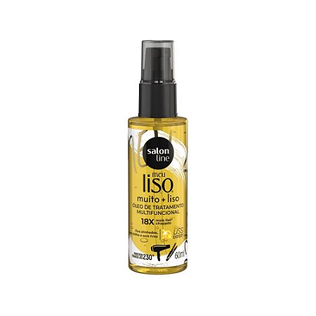 ÓLEO MULTIFUNCIONAL MUITO + LISO 60ML 32444 SALON LINE