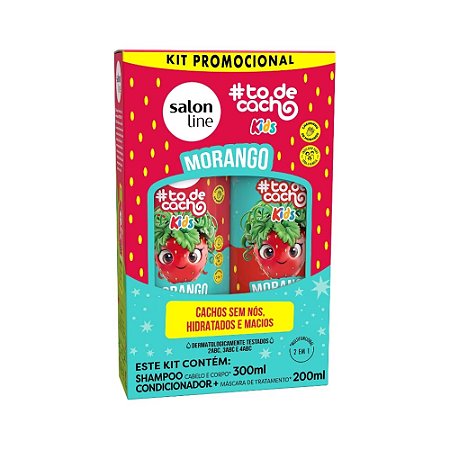 KIT TÔ DE CACHO KIDS MORANGO 32891 SALON LINE