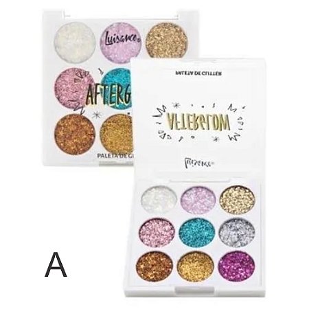 PALETA DE GLITTER AFTERGLOW L3171 LUISANCE