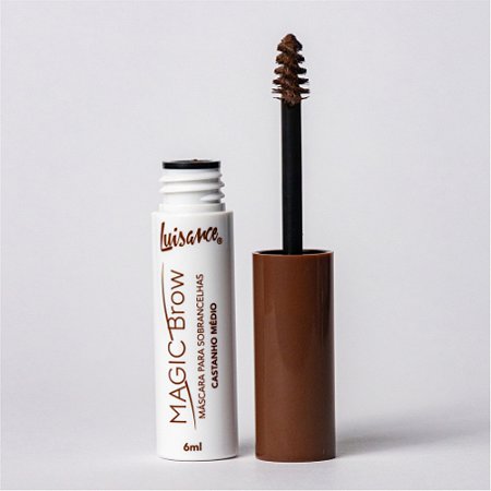 MÁSCARA PARA SOBRANCELHAS MAGIC BROW CASTANHO ESCURO L3298 LUISANCE