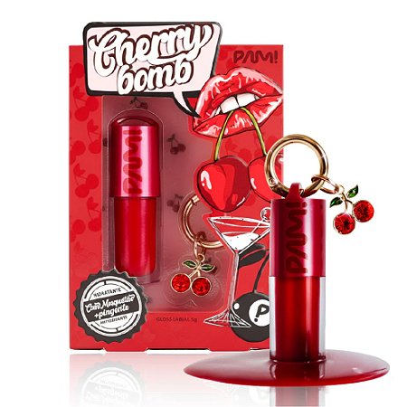 GLOSS LABIAL CHERRY BOMB PAM BY PAMELA