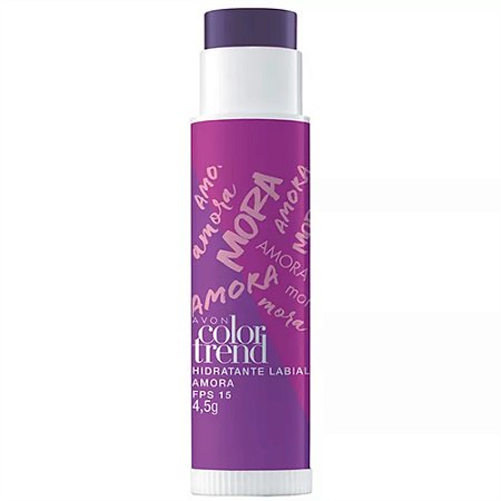 HIDRATANTE LABIAL AMORA FPS 15 COLOR TREND AVON