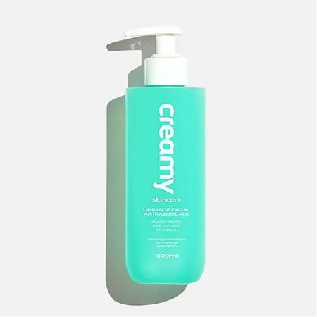 LIMPADOR FACIAL ANTIOLEOSIDADE 300ML CREAMY