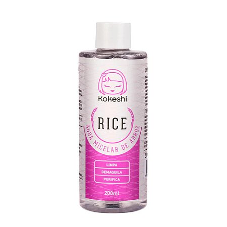 ÁGUA MICELAR DE ARROZ 200ML KOKESHI