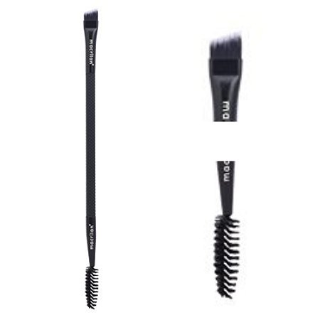 PINCEL DUPLO CHANFRADO E ESCOVA N12 NOIR MACRILAN