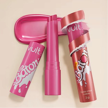 GLOSS STICK BATON GAROTO ROSA VULT