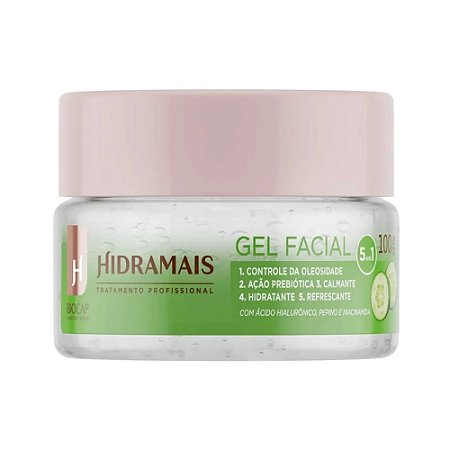 GEL FACIAL PEPINO 5 EM 1 11017 100G HIDRAMAIS