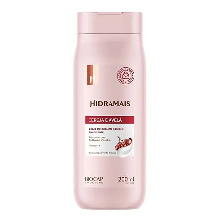 LOÇÃO CORPORAL CEREJA E AVELÃ 11013 200ML HIDRAMAIS