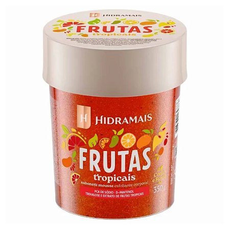 SABONETE MOUSSE ESFOLIANTE CORPORAL FRUTAS TROPICAIS 11066  350G HIDRAMAIS