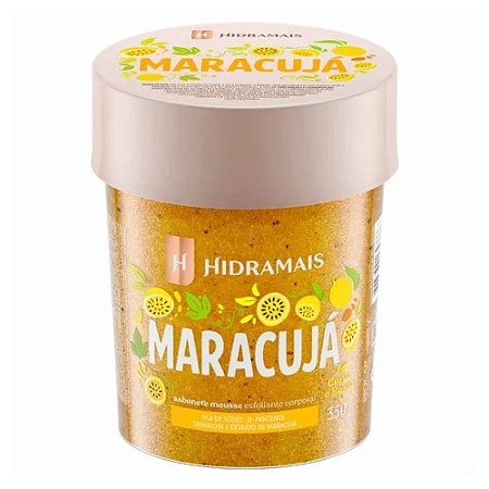 SABONETE MOUSSE ESFOLIANTE CORPORAL MARACUJÁ 11065  350G HIDRAMAIS