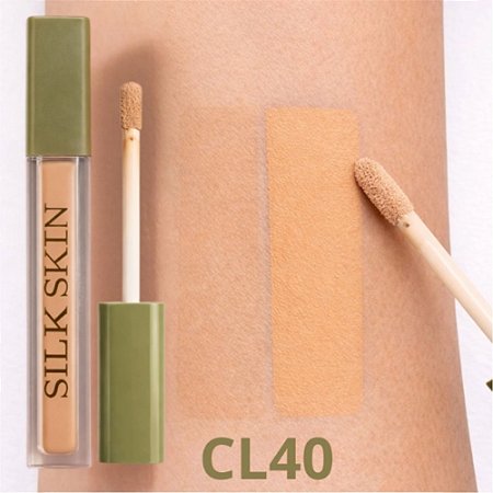 CORRETIVO LÍQUIDO SILK SKIN CL40 HB-T1800-4 RUBY ROSE