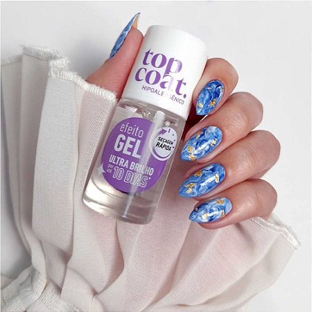 TOP COAT EFEITO GEL ULTRA BRILHO 8.5ML BLANT