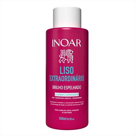 CONDICIONADOR LISO EXTRAORDINÁRIO BRILHO ESPELHADO 500ML INOAR