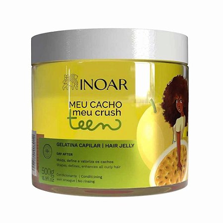 GELATINA CAPILAR MEU CACHO MEU CRUSH MARACUJÁ 500G INOAR