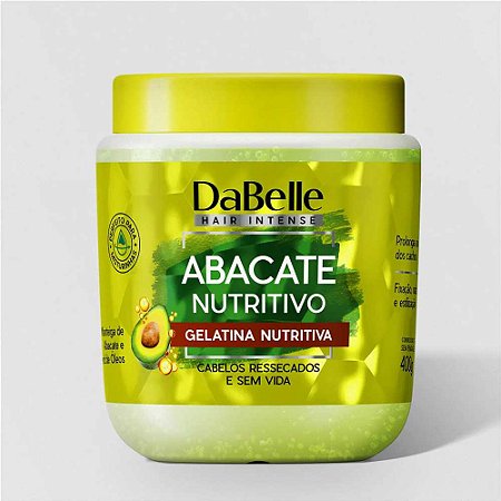 GELATINA NUTRITIVA ABACATE NUTRITIVO 400G DABELLE