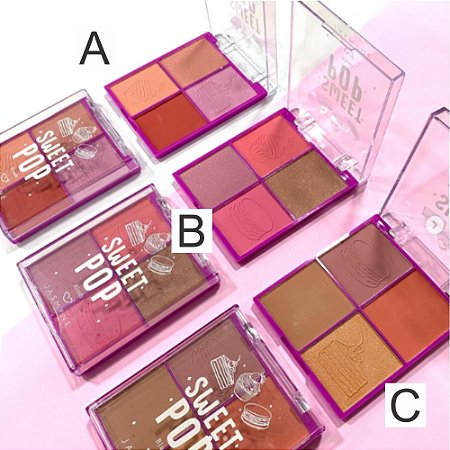 QUARTETO DE BLUSHES SWEET POP JS03053 JASMYNE