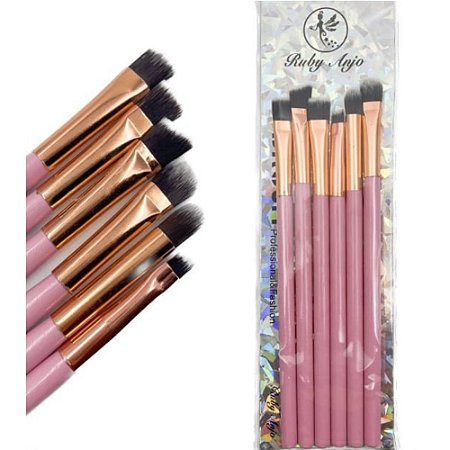 KIT DE 6 PINCÉIS RA-023-1 RUBY ANJO