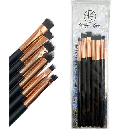 KIT DE 6 PINCÉIS RA-023-3 RUBY ANJO