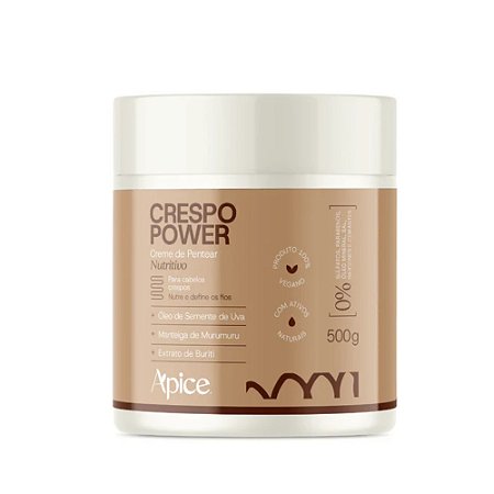CREME DE PENTEAR NUTRITIVO CRESPO POWER 20052 500G APICE