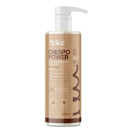 GELATINA UMIDIFICADORA E ATIVADORA CRESPO POWER 20081 500ML APICE
