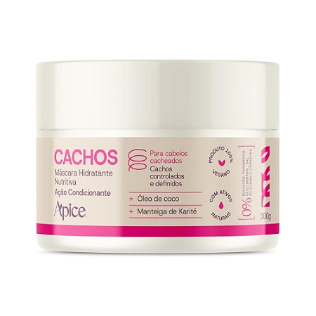 MÁSCARA HIDRATANTE NUTRITIVA CACHOS 20684 300G APICE