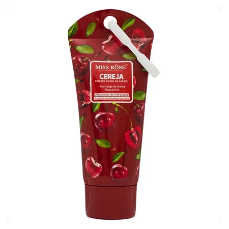 CREME PARA MÃOS CEREJA 60ML MISS RÔSE
