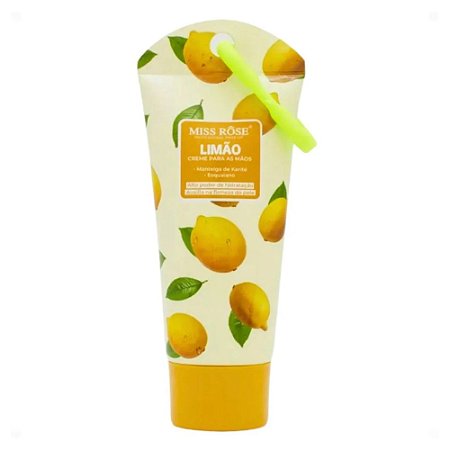 CREME PARA MÃOS LIMÃO 60ML MISS RÔSE