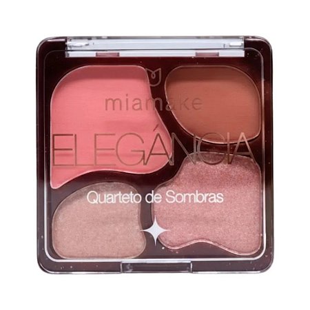 QUARTETO DE SOMBRAS ELEGÂNCIA 596 COR 2 HORIZONTE MIAMAKE