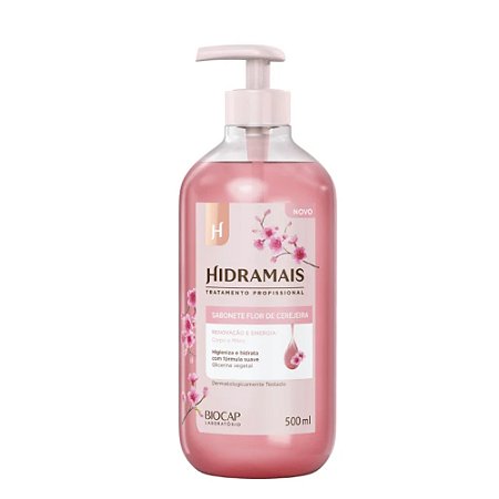 SABONETE LÍQUIDO FLOR DE CEREJEIRA 10901  500ML HIDRAMAIS