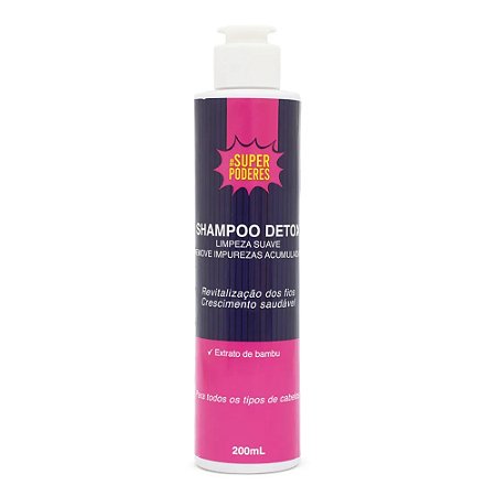 SHAMPOO DETOX LIMPEZA SUAVE  SDSP01 SUPER PODERES