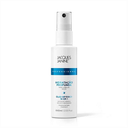 ÓLEO BIFÁSICO 10 EM 1 HIDRATAÇÃO PROFUNDA 60ML JACQUES JANINE