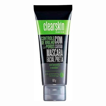 MÁSCARA NEGRA FACIAL CLEARSKIN 60G AVON