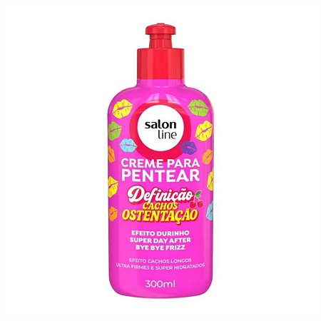 CREME DE PENTEAR DEFINIÇÃO CACHOS OSTENTAÇÃO 33642 300ML SALON LINE