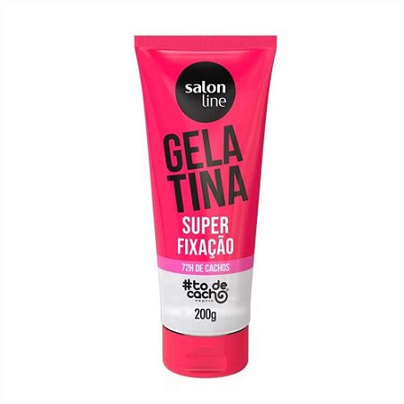 GELATINA SUPER FIXAÇÃO 72H DE CACHOS 33557 200G SALON LINE
