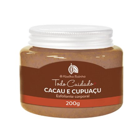 ESFOLIANTE CORPORAL CACAU E CUPUAÇU 200G ABELHA RAINHA