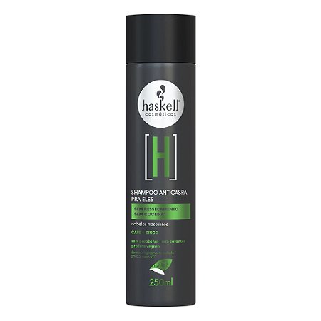 SHAMPOO ANTICASPA PRA ELES 250ML HASKELL