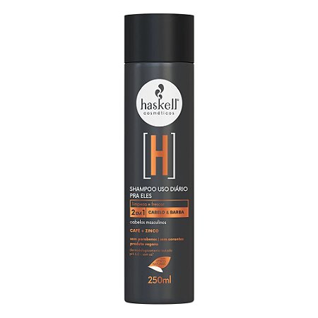 SHAMPOO USO DIÁRIO PRA ELES 250ML HASKELL