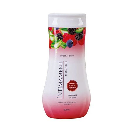 INTIMAMENT MULHER SABONETE ÍNTIMO FRUTAS VERMELHAS 200ML ABELHA RAINHA