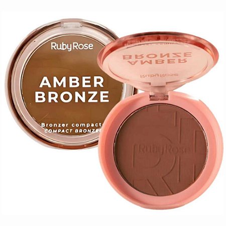 BRONZER COMPACTO AMBER BRONZE TROPICAL TAN HB-M202-4 RUBY ROSE