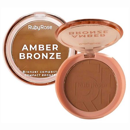 BRONZER COMPACTO AMBER BRONZE SUNBURST HB-M202-3 RUBY ROSE