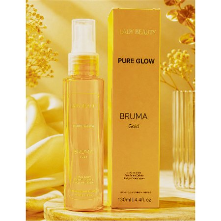 BRUMA GOLD PURE GLOW PRO-09 130ML LADY BEAUTY