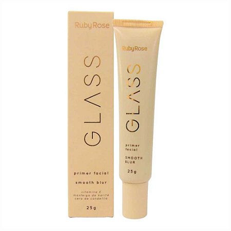 PRIMER FACIAL SMOOTH BLUR GLASS 25G HB-352 RUBY ROSE -PROVADOR