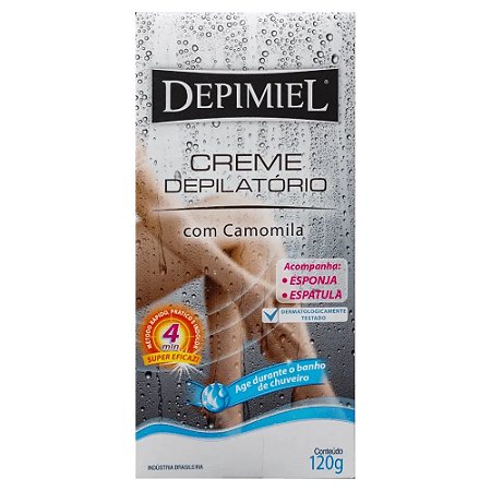 CREME DEPILATÓRIO COM CAMOMILA 1334 120G DEPIMIEL