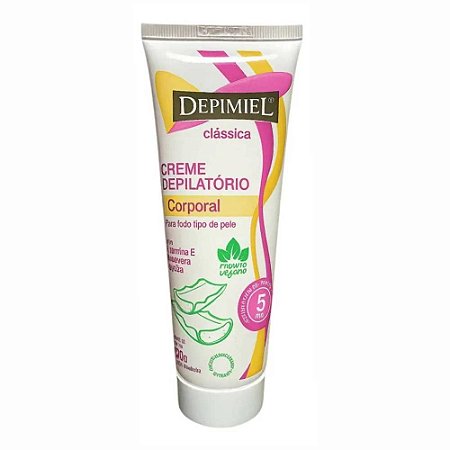 CREME DEPILATÓRIO CORPORAL VITAMINA E ALOE VERA JOJOBA 1383 120G DEPIMIEL