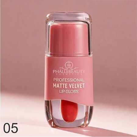 LIP GLOSS MATTE VELVET COR 5 PH5039 PHALLEBEAUTY