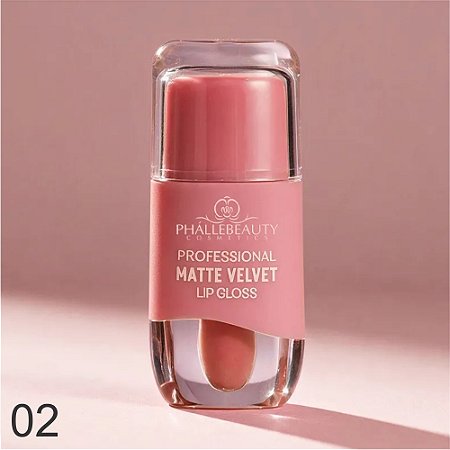 LIP GLOSS MATTE VELVET COR 2 PH5039 PHALLEBEAUTY