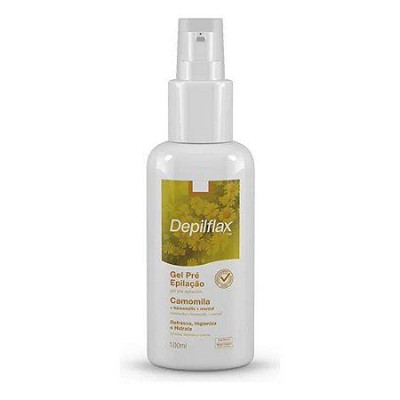 GEL PRÉ DEPILAÇÃO CORPORAL CAMOMILA 100 DEPILFLAX