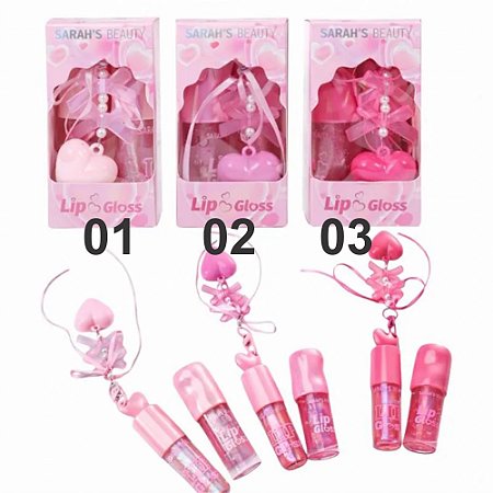 KIT 2 LIP GLOSS S5176 SARAH'S BEAUTY