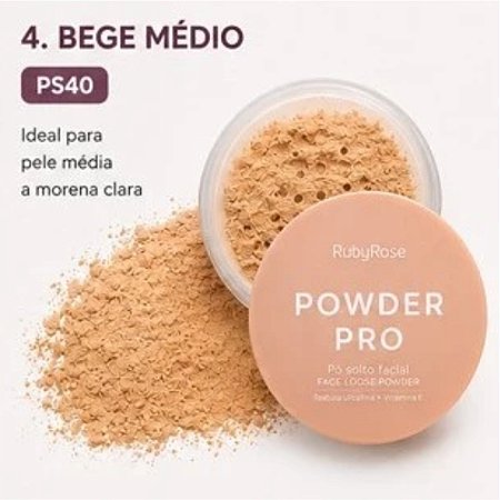 PÓ SOLTO POWDER PRO HB-M400-4 PS40 COR 2 RUBY ROSE
